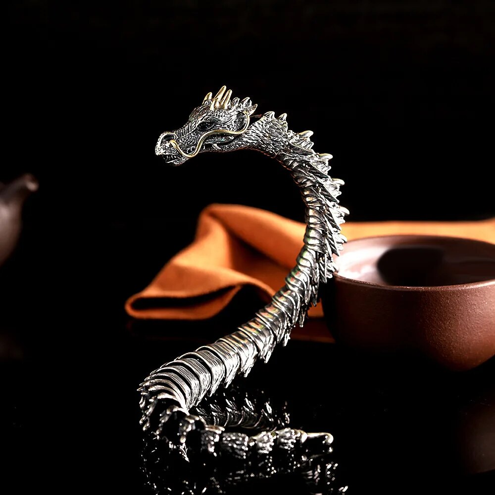 VivaGlow - Elegantes Twist-Silberarmband