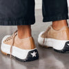 Victoria - Plateau-Sneakers aus Leder