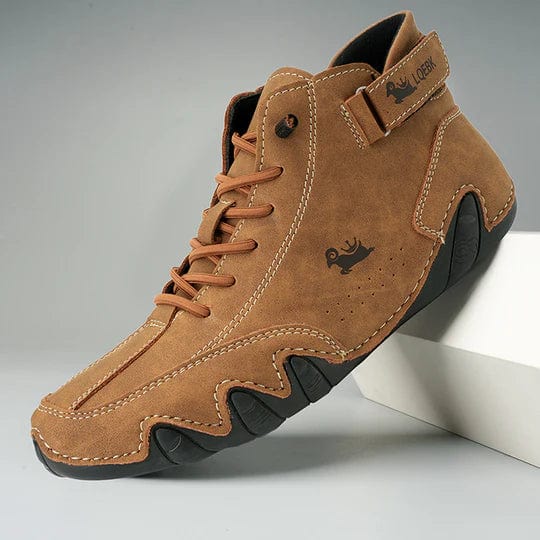 Orthopädische rutschfeste Sneaker mit Klettverschluss und Schnürsenkeln