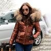 Livia - Wodischer mantel mit webpelzfutter in kapuze und kragen