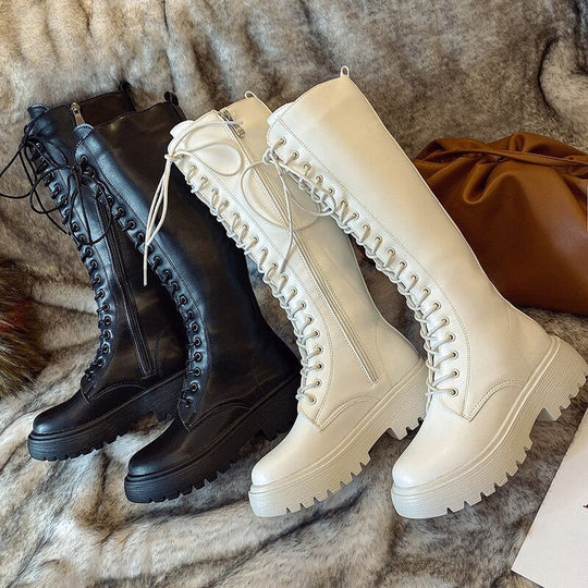 Jane - Kniehohe stiefel für damen
