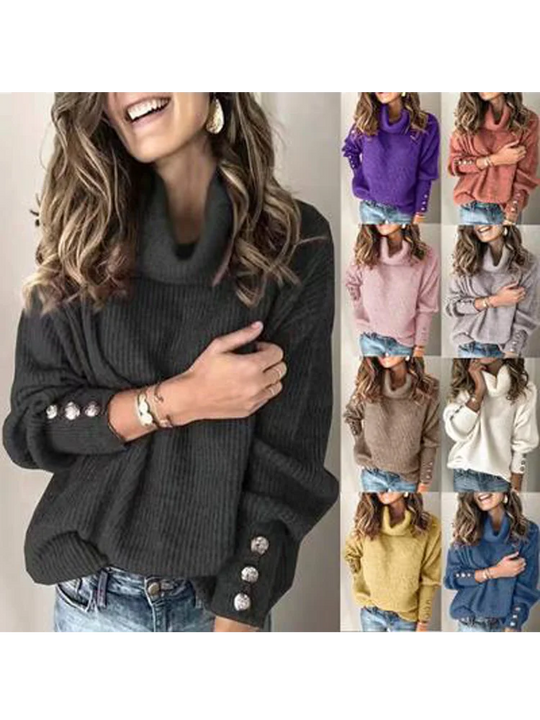Kristin - Pullover mit hoher taille für damen
