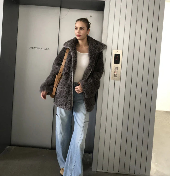 Kristen - Damen fleecejacke in ubergröße