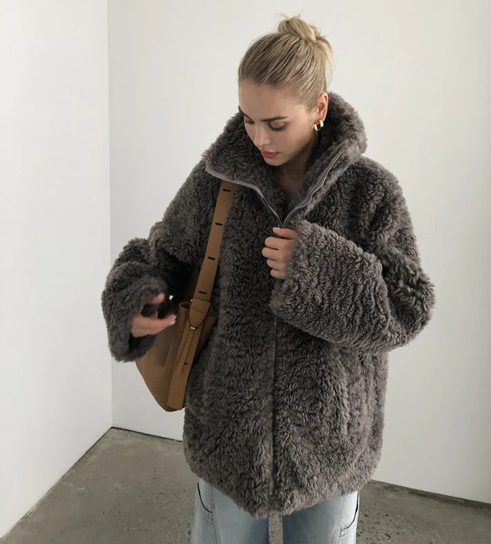 Kristen - Damen fleecejacke in ubergröße