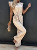 Katja - Eleganter Jumpsuit mit Rüschenärmeln