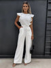 Katja - Eleganter Jumpsuit mit Rüschenärmeln