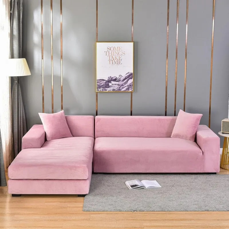 CozyWrap™ - Sofa-Bezug aus Samtstoff