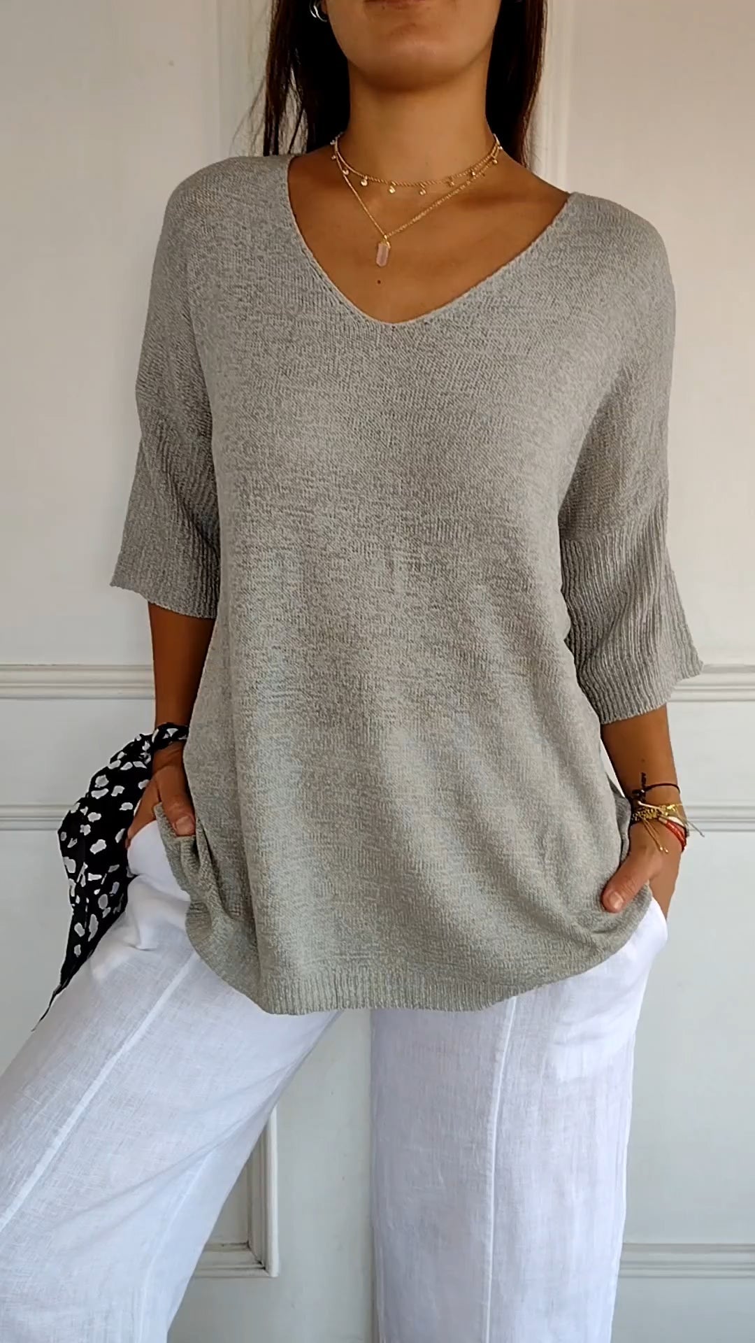 Harmonyn - Sommerliche Eleganz V-Top