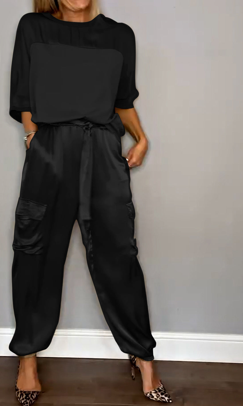 Paula - Chic Two-Piece Elegance Set