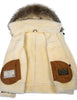 Nathaniel - sheepskin jacket with fur hood