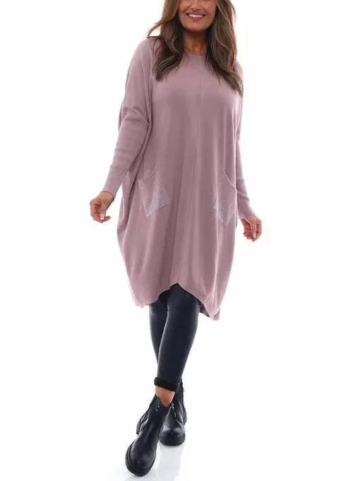 Ursula™ - Kurven-Komfort Waffelkleid für Frauen
