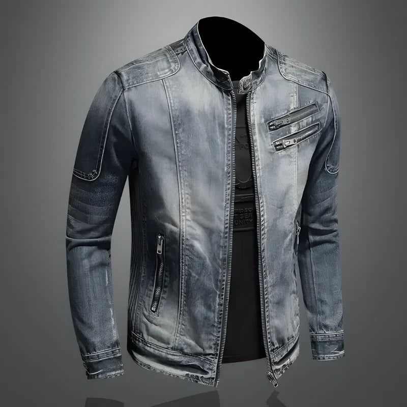 Reggie - Herren retro-denim-jacke
