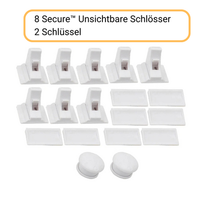 Secure™ Unsichtbares Schloss | Kindersicherung für Ihr Zuhause