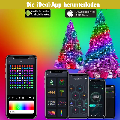 MerryGlow™ | RGB-Weihnachtsbeleuchtung