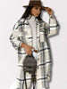 Aria - lange karierte Jacke