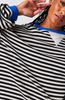 Kimora - Ubergroßer kuscheliger pullover mit streifen