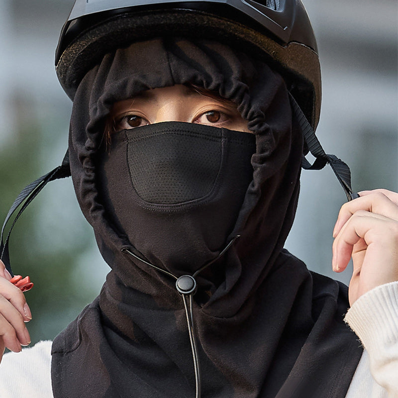 Anastasia - Gesichtsmaske mit Kapuze und Halswärmer für den Radsport