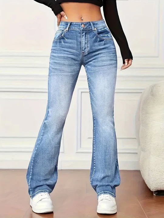 Teresa - Jeans im vintage-look mit stretch