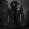 Atlas - Langer trenchcoat mit taillengürtel für herren