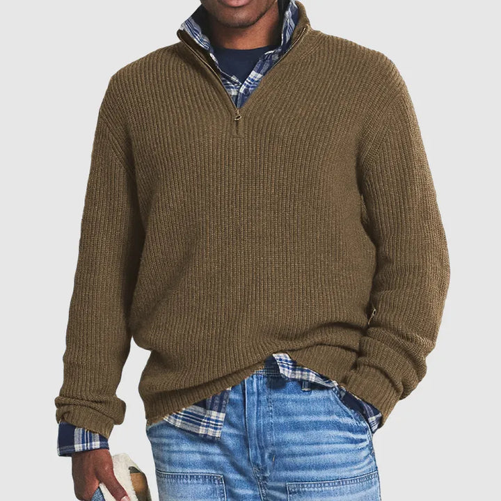Warren - Zip Pullover Aus Cashmere-Mix