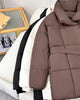 Megan - Steppjacke mit revers in uni