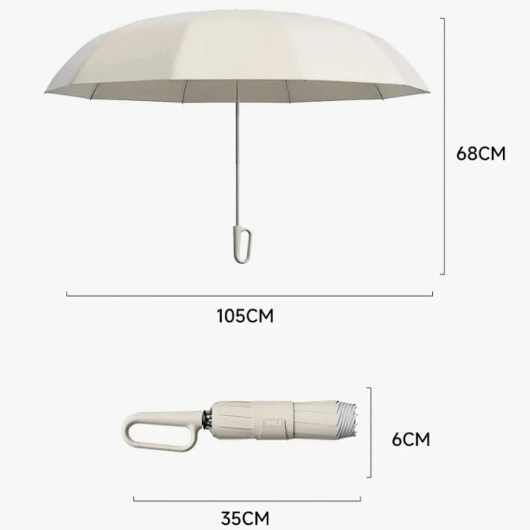 ShineShield - Smart Reflektierender Winddichter Regenschirm