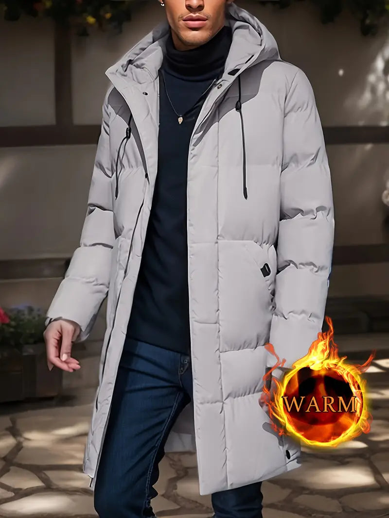 Wade - wattierte jacke mit kapuze und reißverschluss