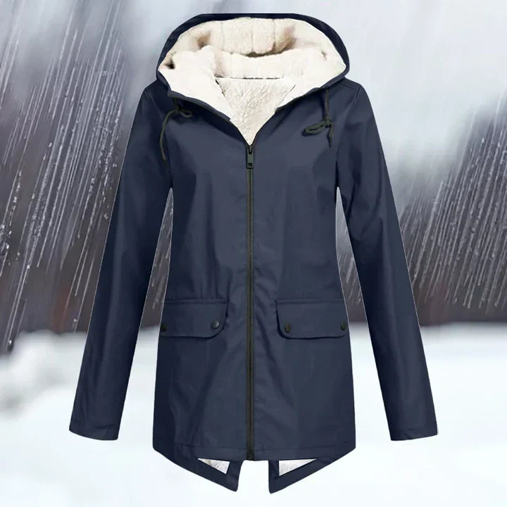 Luella - Wasserdichte jacke mit kapuze für damen