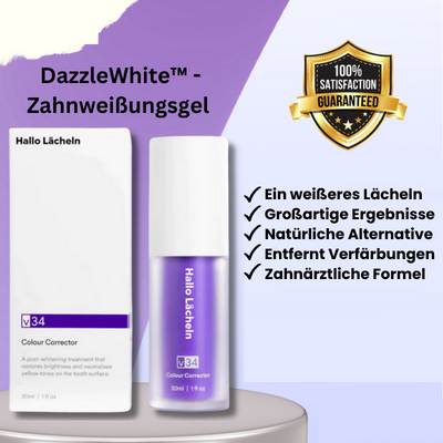 DazzleWhite™ | Zahnweißungsgel - Jetzt 1+1 Gratis!