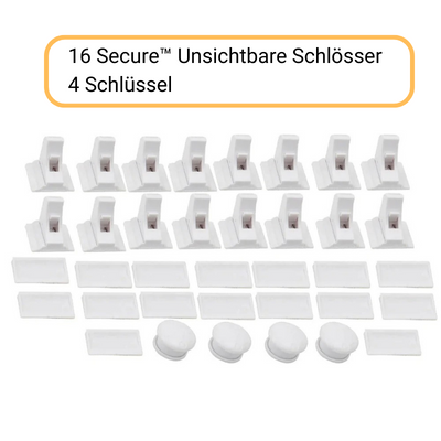 Secure™ Unsichtbares Schloss | Kindersicherung für Ihr Zuhause