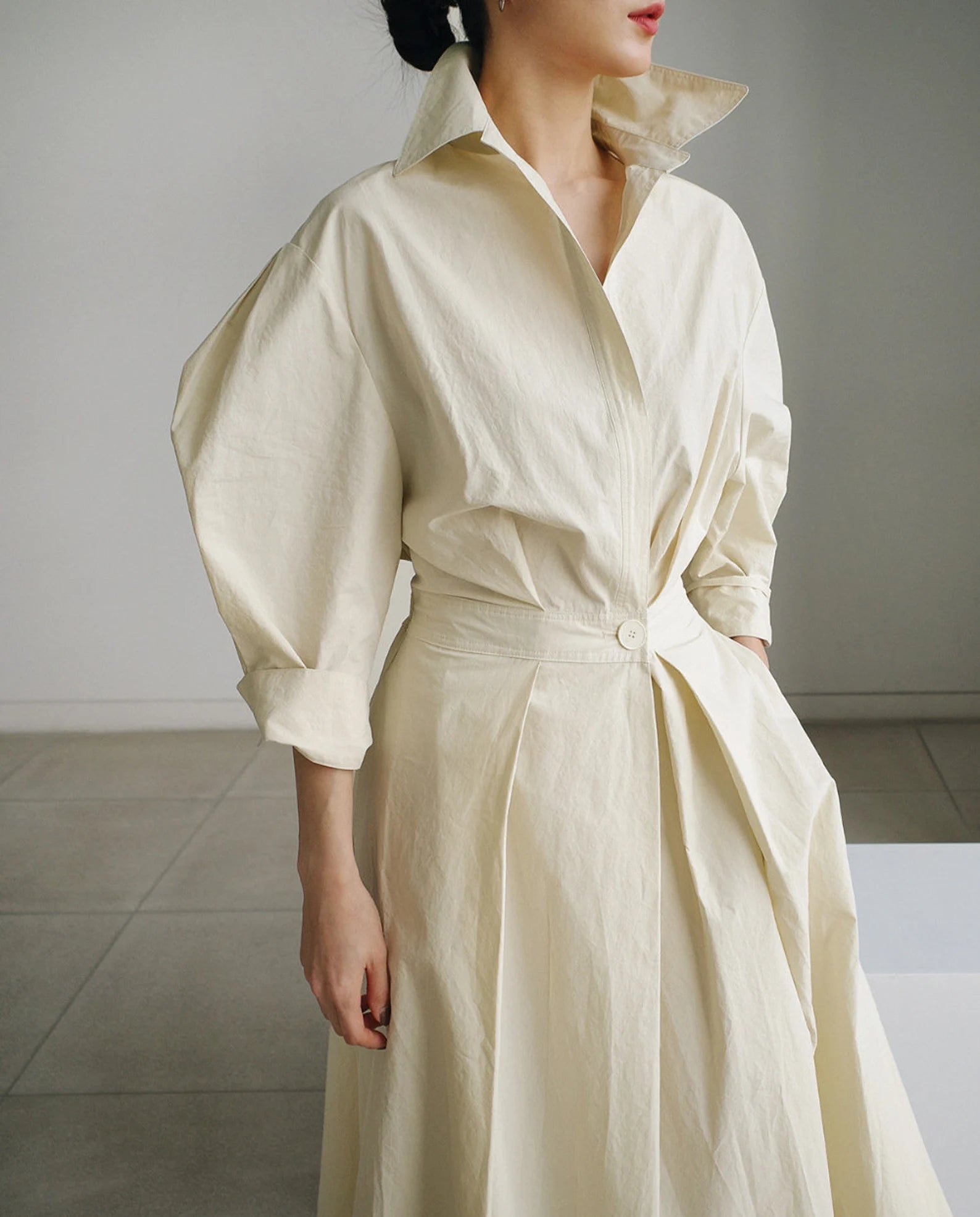 Scarlett - Langes Blusenkleid