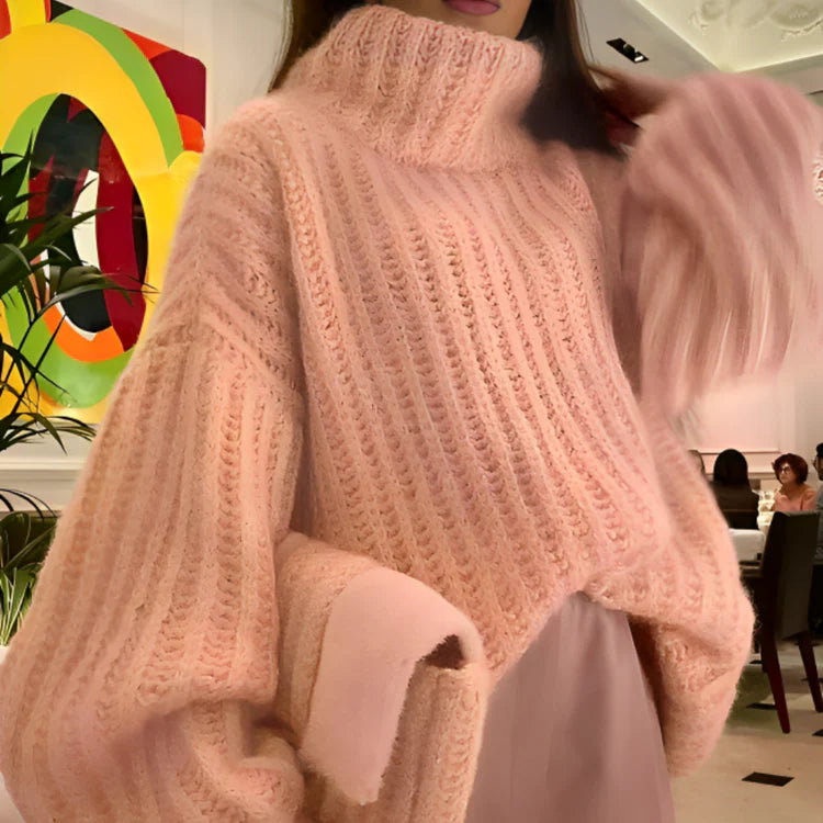 Eleonore - Weicher langarm-kapuzenpullover für frauen