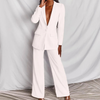 Yvonne - Langarm Blazer Hosen-Set Für Damen