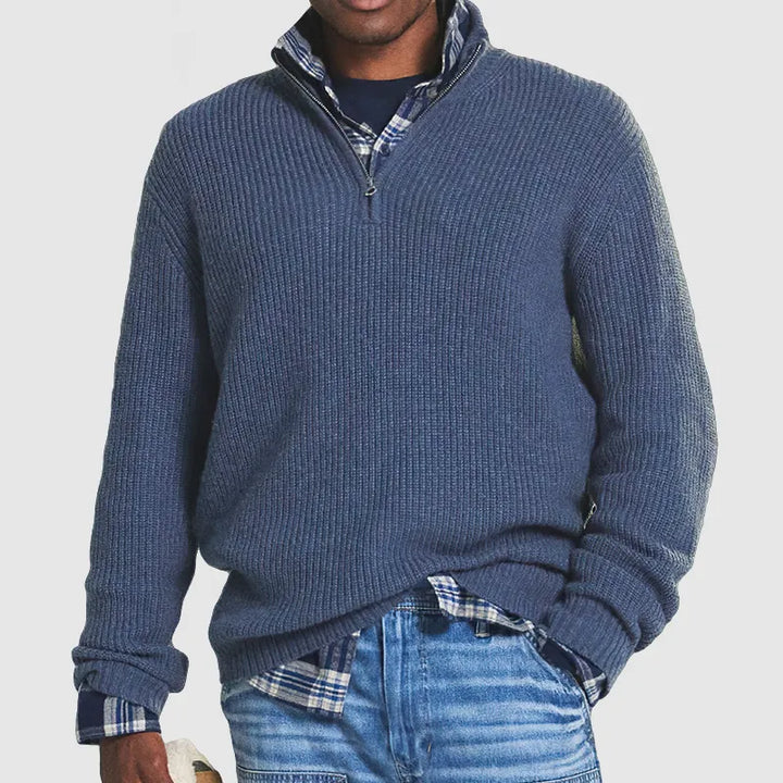 Warren - Zip Pullover Aus Cashmere-Mix