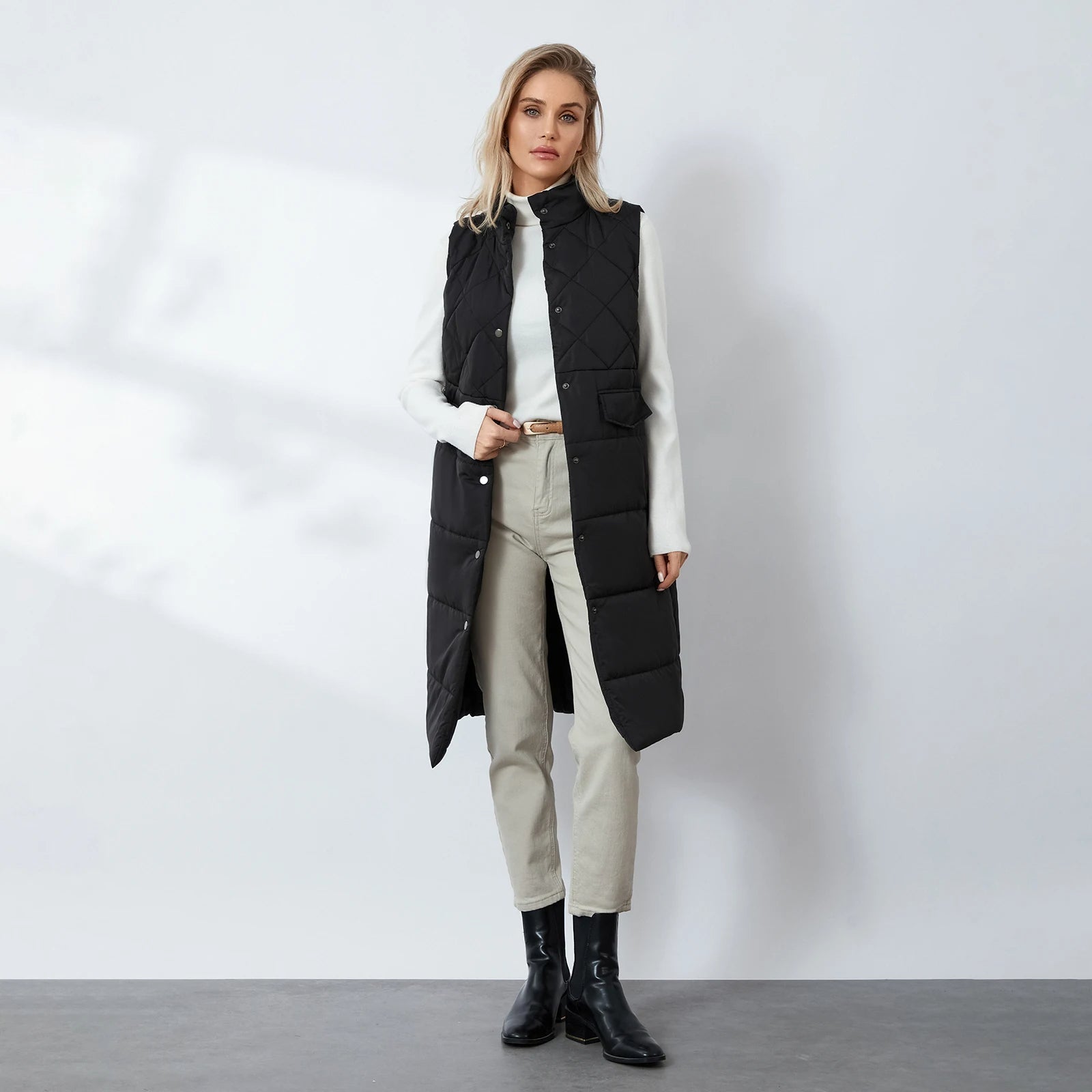 Janette - Lange Damen Wärmejacke