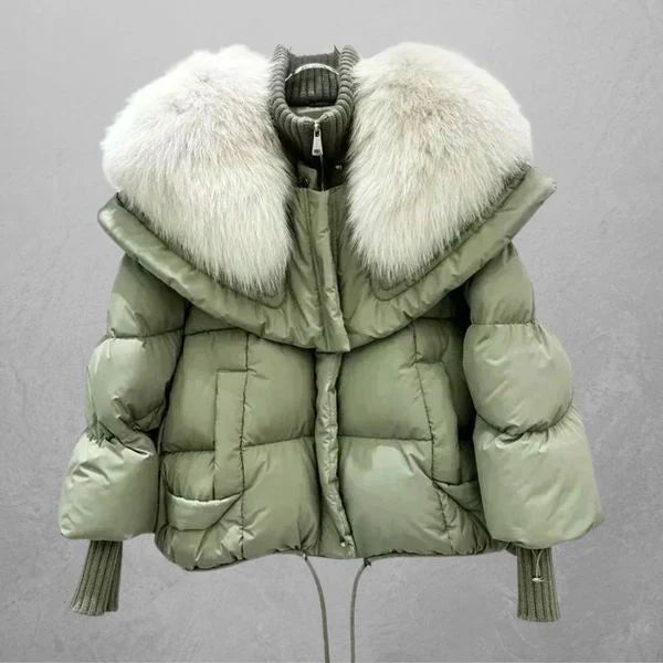 Vasilisac - Luxuriöse Pelzgefütterte Damenjacke