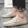 Herren Slipper aus echtem Leder - Zum Hineinschlüpfen