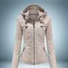 Annalise - Lederjacke mit kapuze