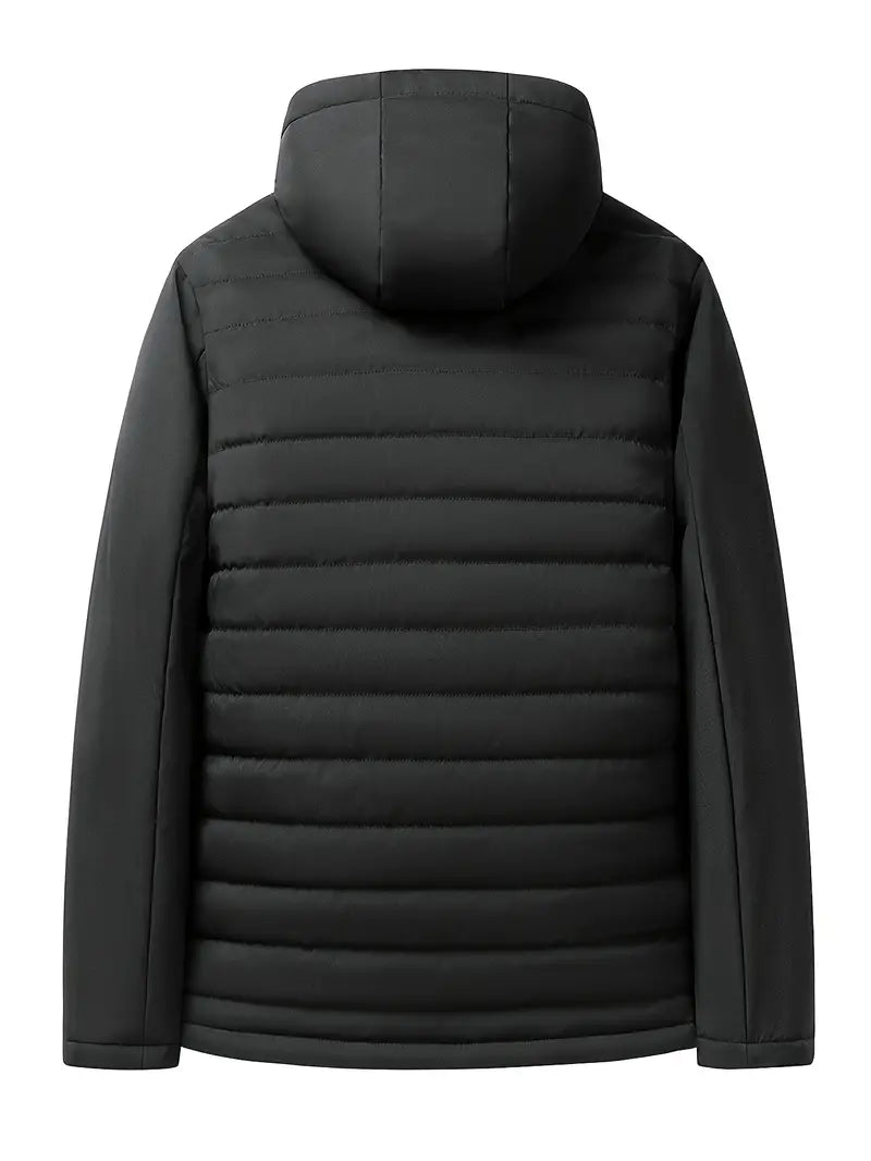 Virgil - Warme wattierte leecejacke mit kapuze