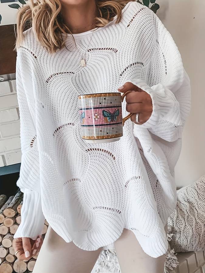 Susan - Schlichter lässiger strickpullover