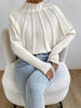 Lauren - Gestrickter Kaschmirpullover Mit Fledermausärmeln