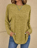 Amiyah - Edler Mix-Pullover Mit Weitem Rundhalsausschnitt
