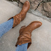Jolie - Cowboystiefel mit niedrigem absatz für damen