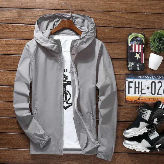 Alessio - Elegante herrenjacke mit kapuze