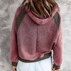 Michelle - Lässiges sweatshirt mit kapuze und langen armeln