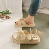 Senna-Sandalen - Elegante Schleifensandalen mit Plateausohle für Frauen