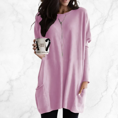 Ursala - Kurven-Komfort Waffelkleid für Frauen