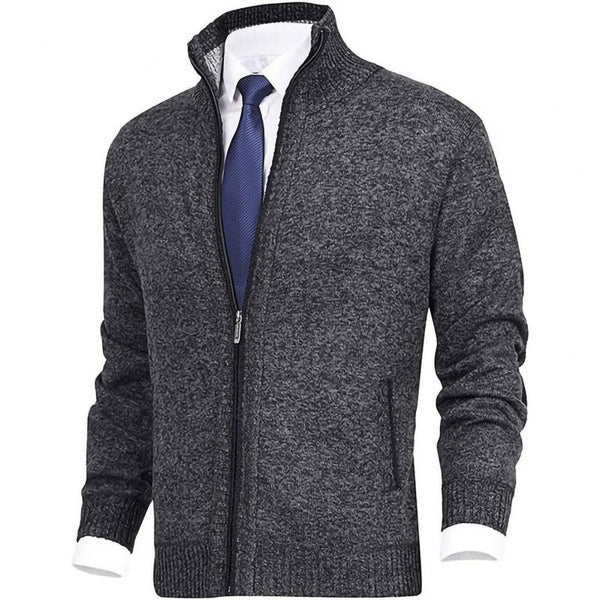 Knut - Wunderschöner Strickpullover Mit Hohem Kragen