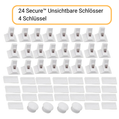 Secure™ Unsichtbares Schloss | Kindersicherung für Ihr Zuhause