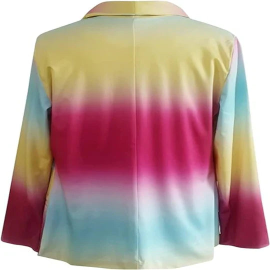 Maryann - Damen langarm tie dye blazer